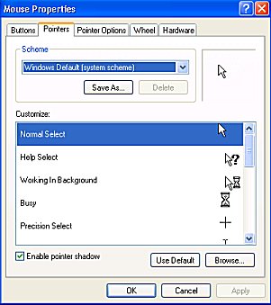 mouse properties